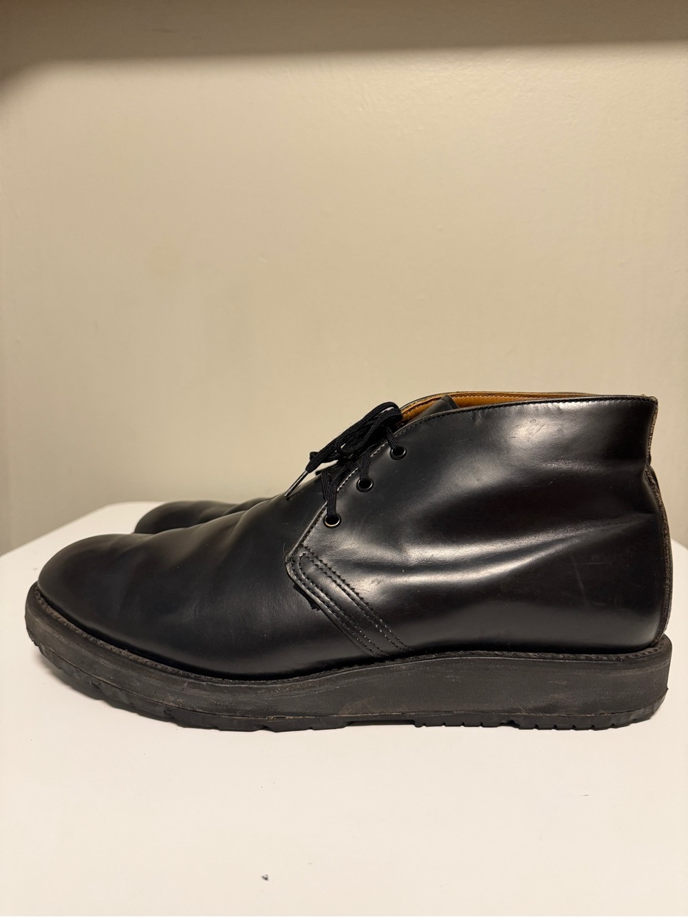 Red Wing 9196 Postman Chukka Boots Black Chaparral Leather Mens 13 D Vintage USA